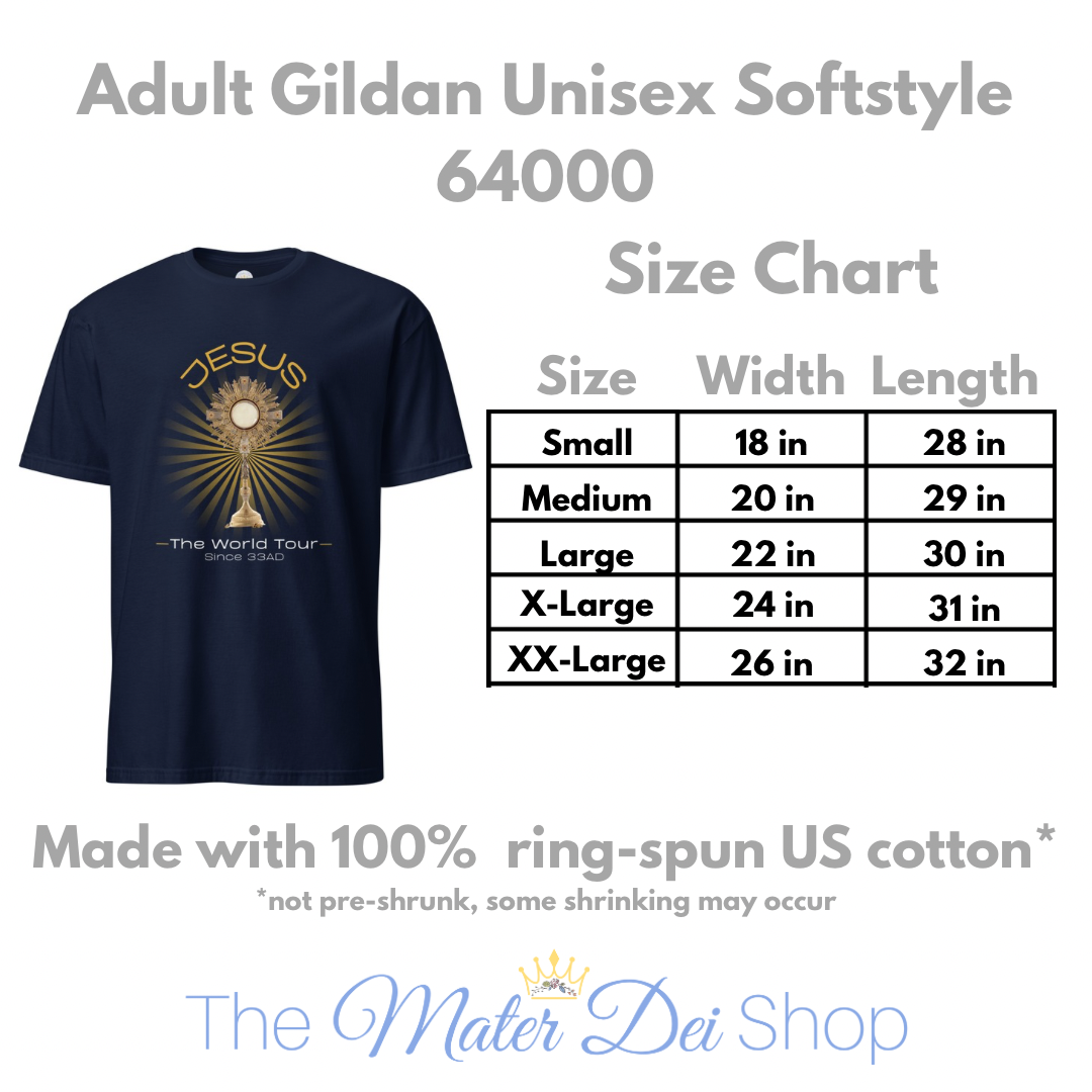 The Jesus World Tour Eucharistic Miracles Tee- Adult Unisex