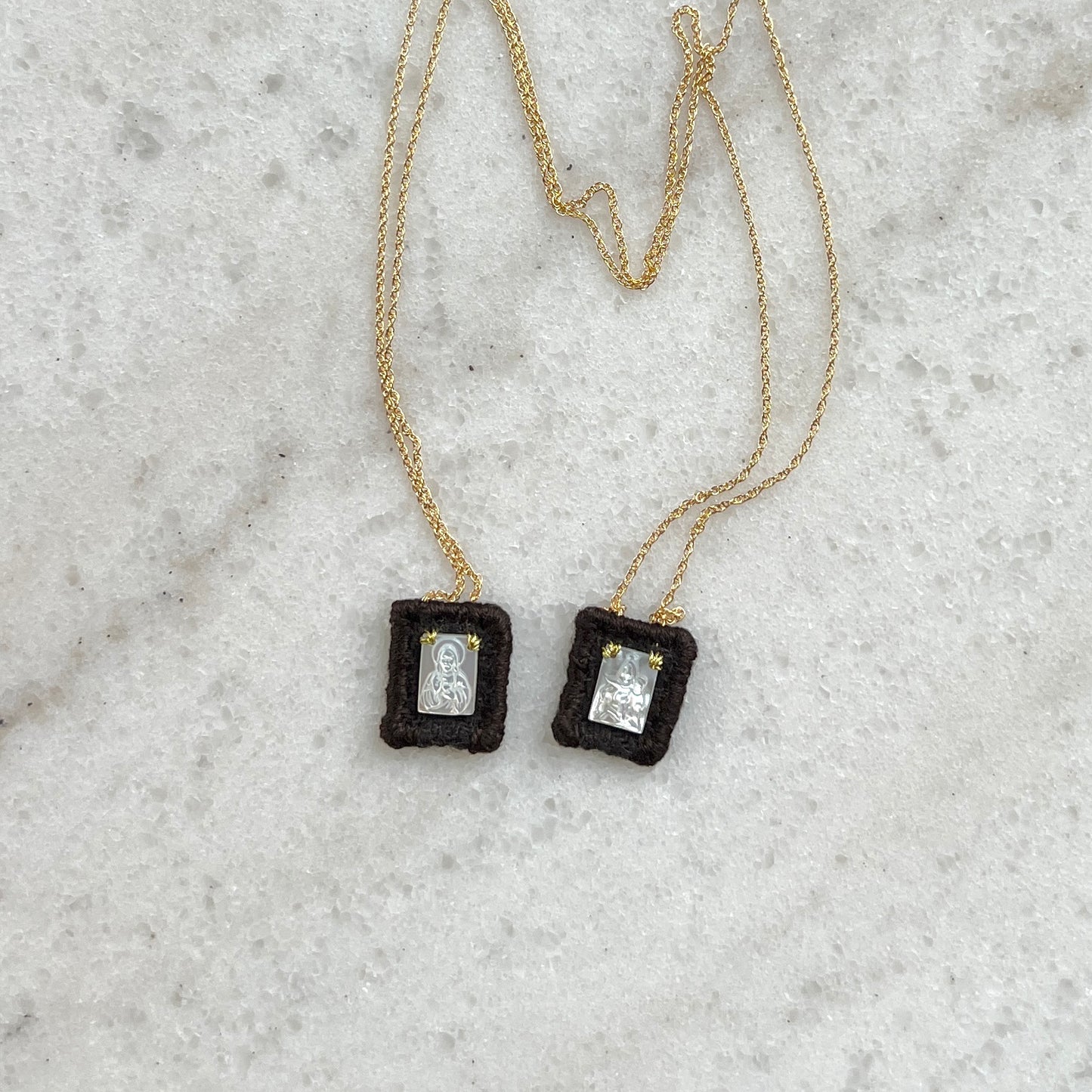 *Pre-Order* Brown Scapular Necklace