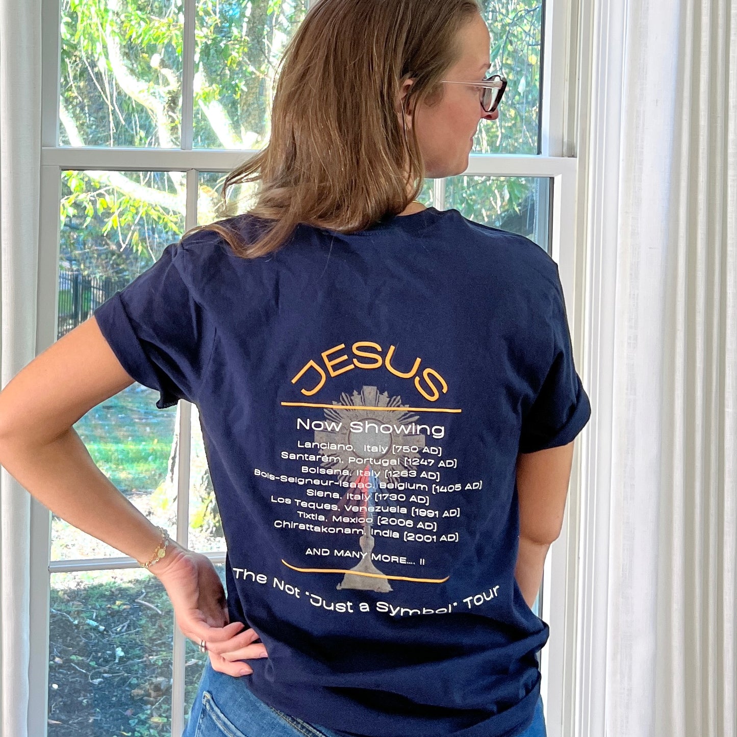 The Jesus World Tour Eucharistic Miracles Tee- Adult Unisex