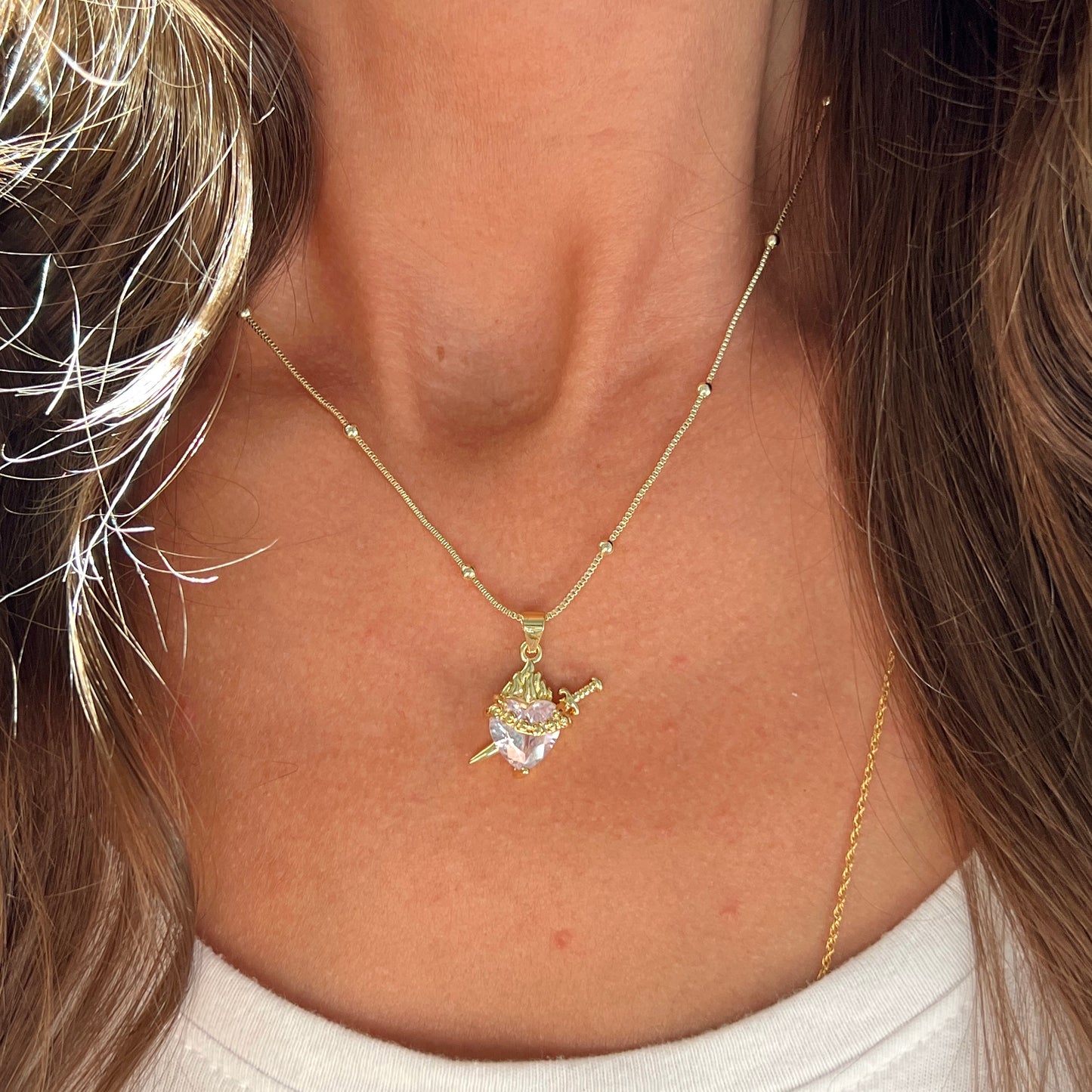 Immaculate Heart of Mary Necklace
