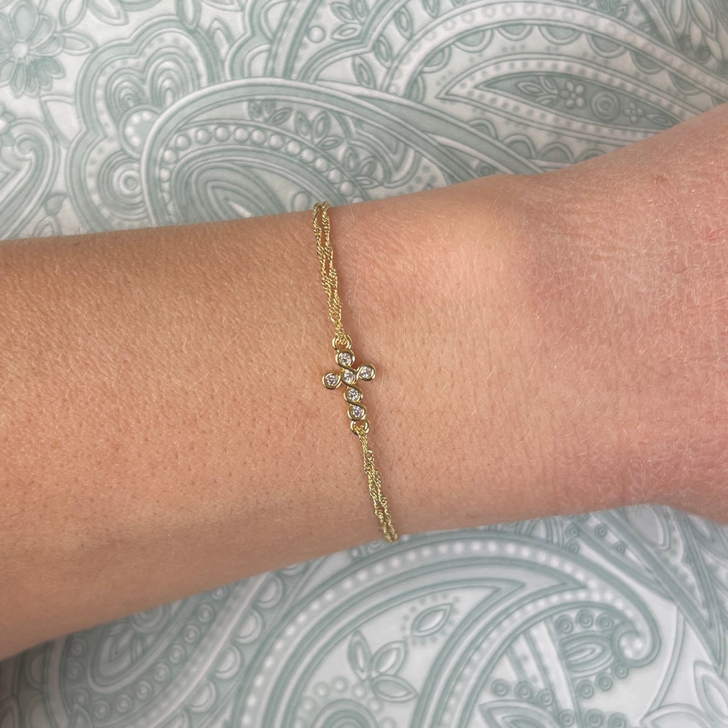 Children's Resurrection Cross Bracelet