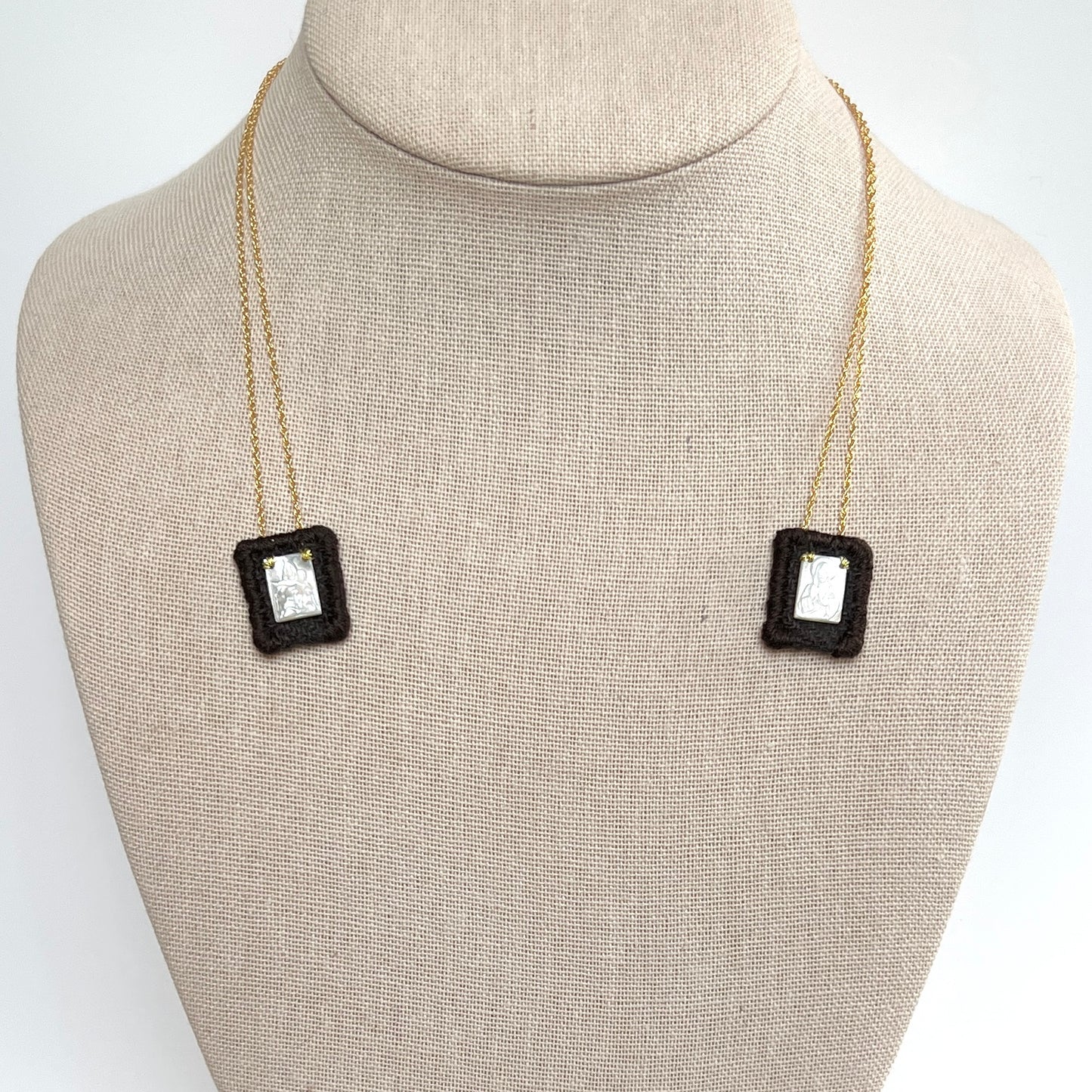 *Pre-Order* Brown Scapular Necklace