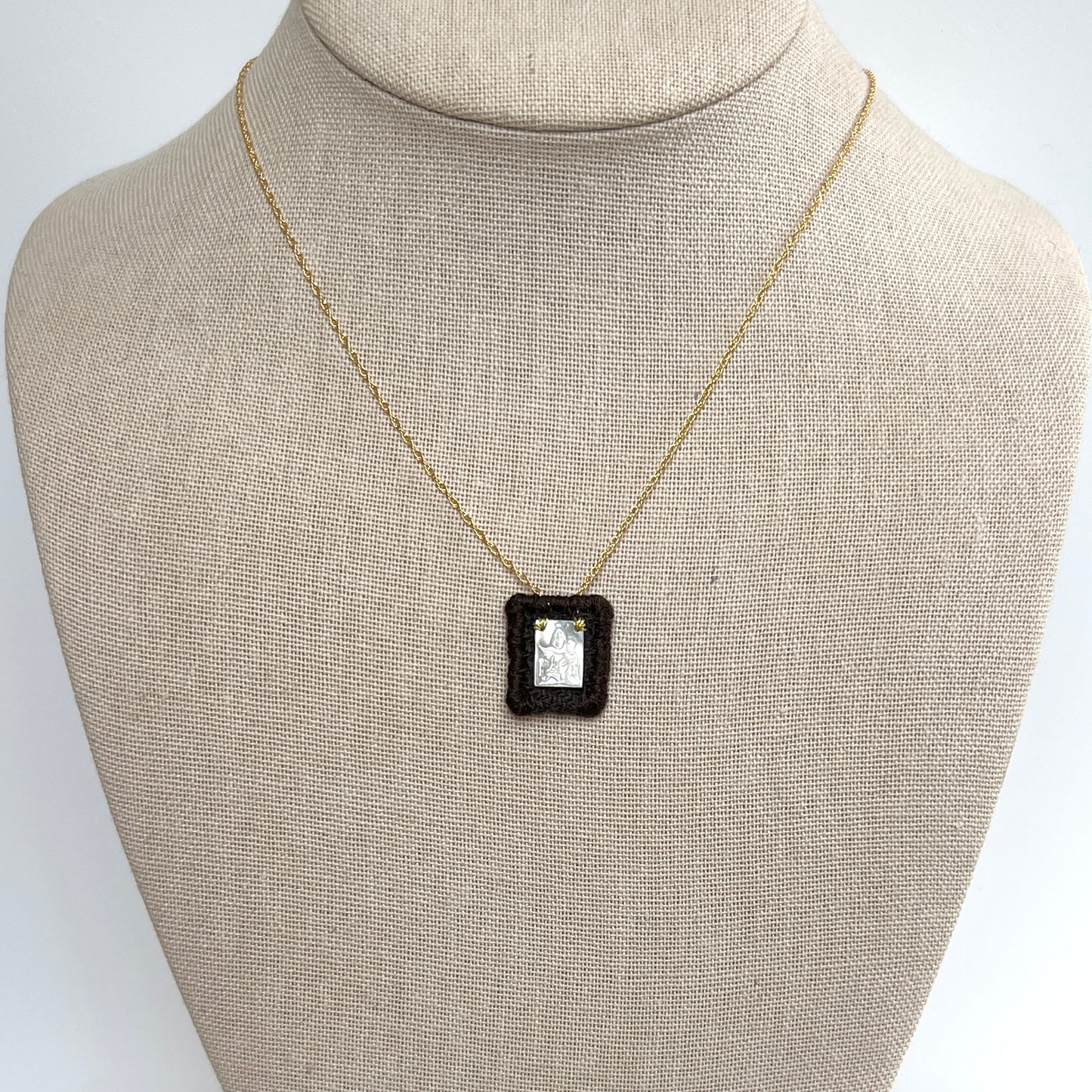 *Pre-Order* Brown Scapular Necklace