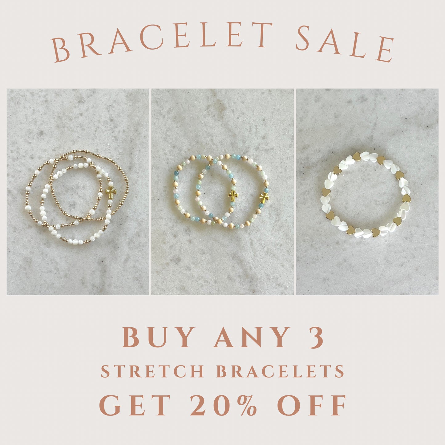 Cross Stretch Bracelet