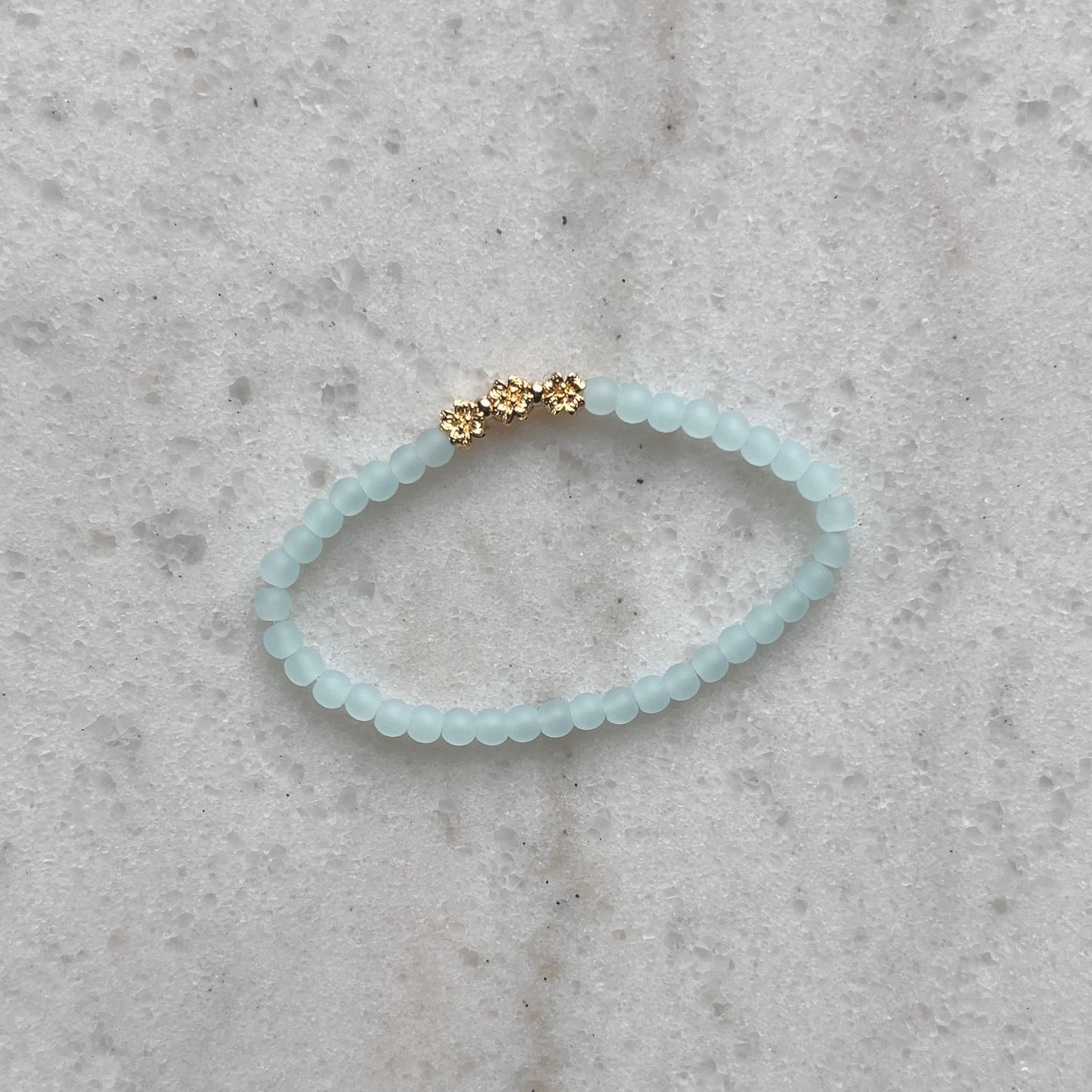 Hail Mary Stretch Bracelet- 4mm Beads