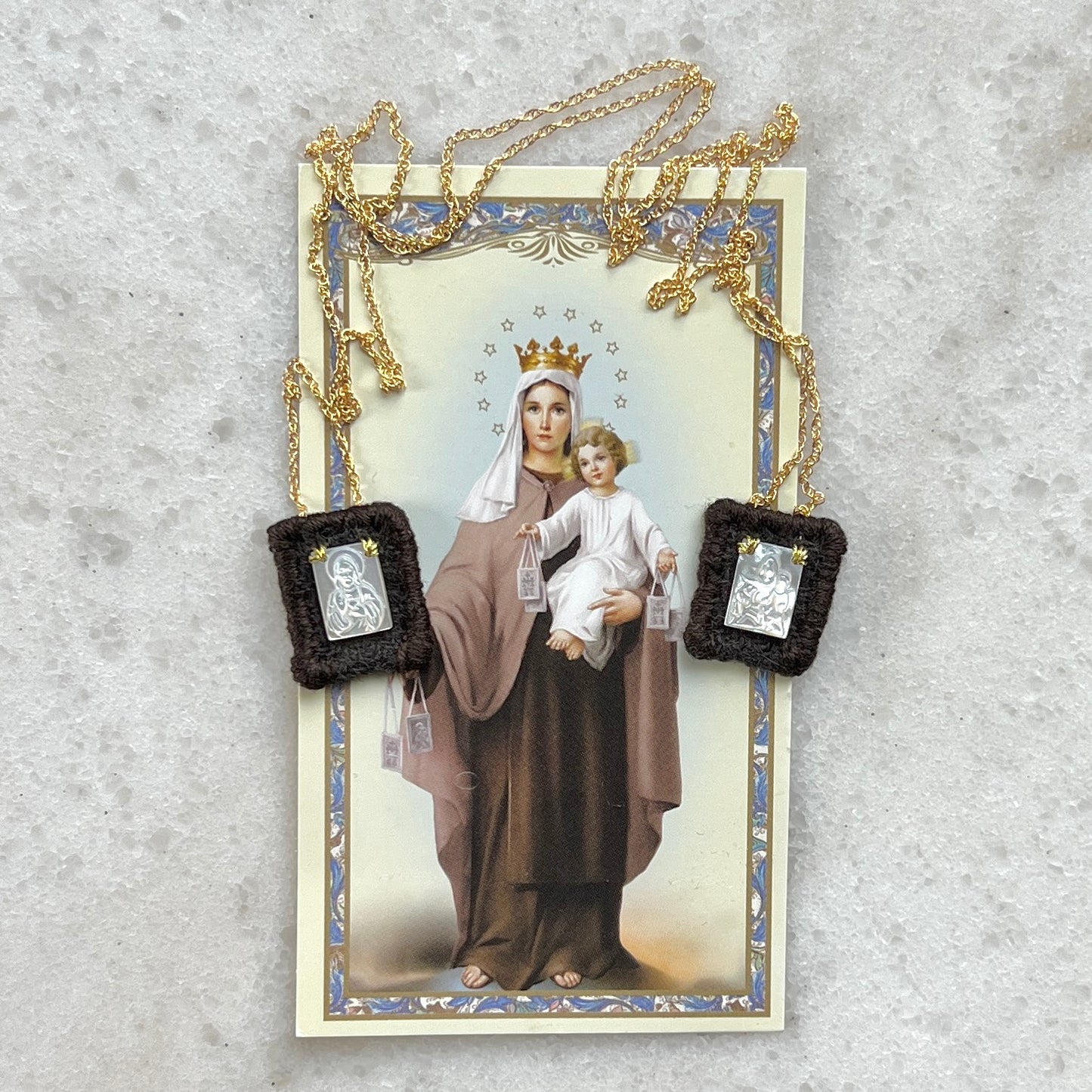*Pre-Order* Brown Scapular Necklace