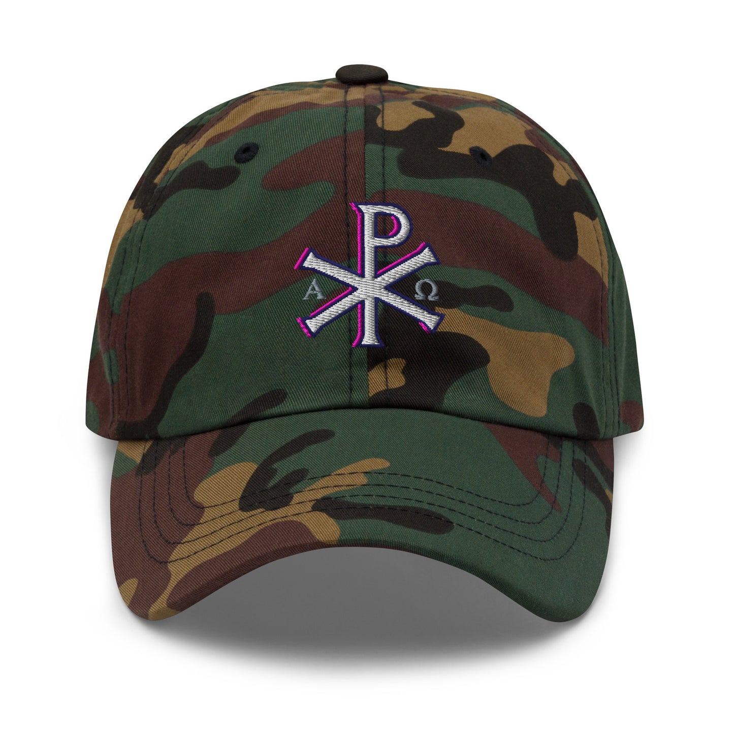 Chi Rho Christus Rex Baseball Cap