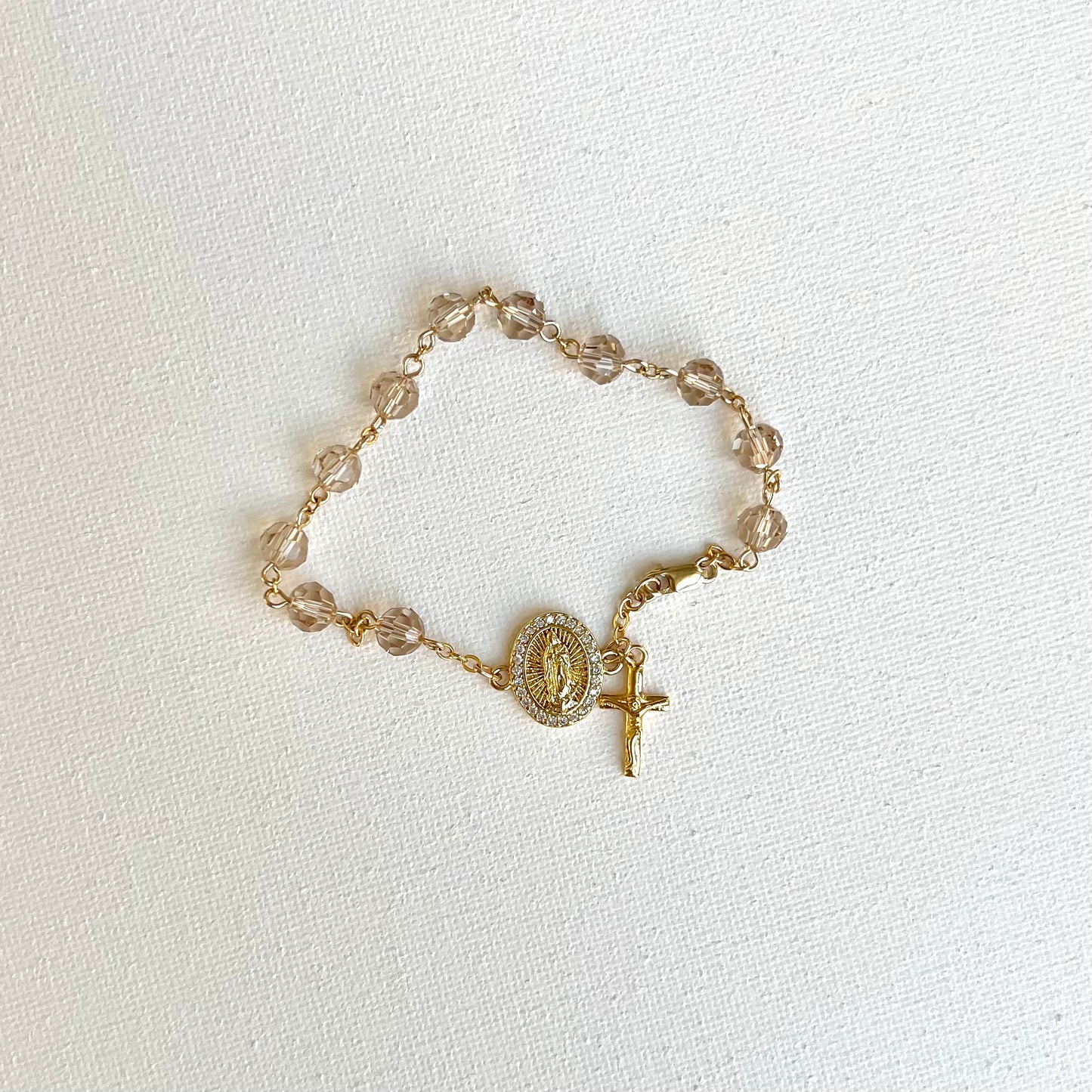 Women’s Crystal Rosary Bracelet